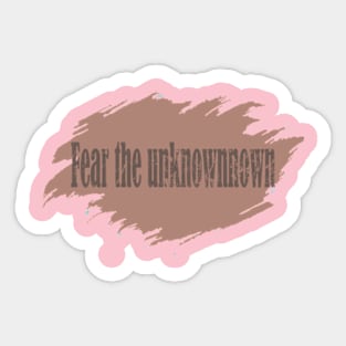 fear Sticker